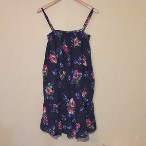 blue floral sundress Ralph Lauren